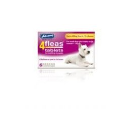 Johnsons Veterinary Products Johnsons 4Fleas Small Dog 6 Tablet