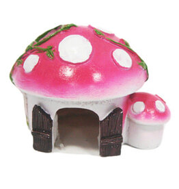 Betta Betta Small Pink Mushroom House