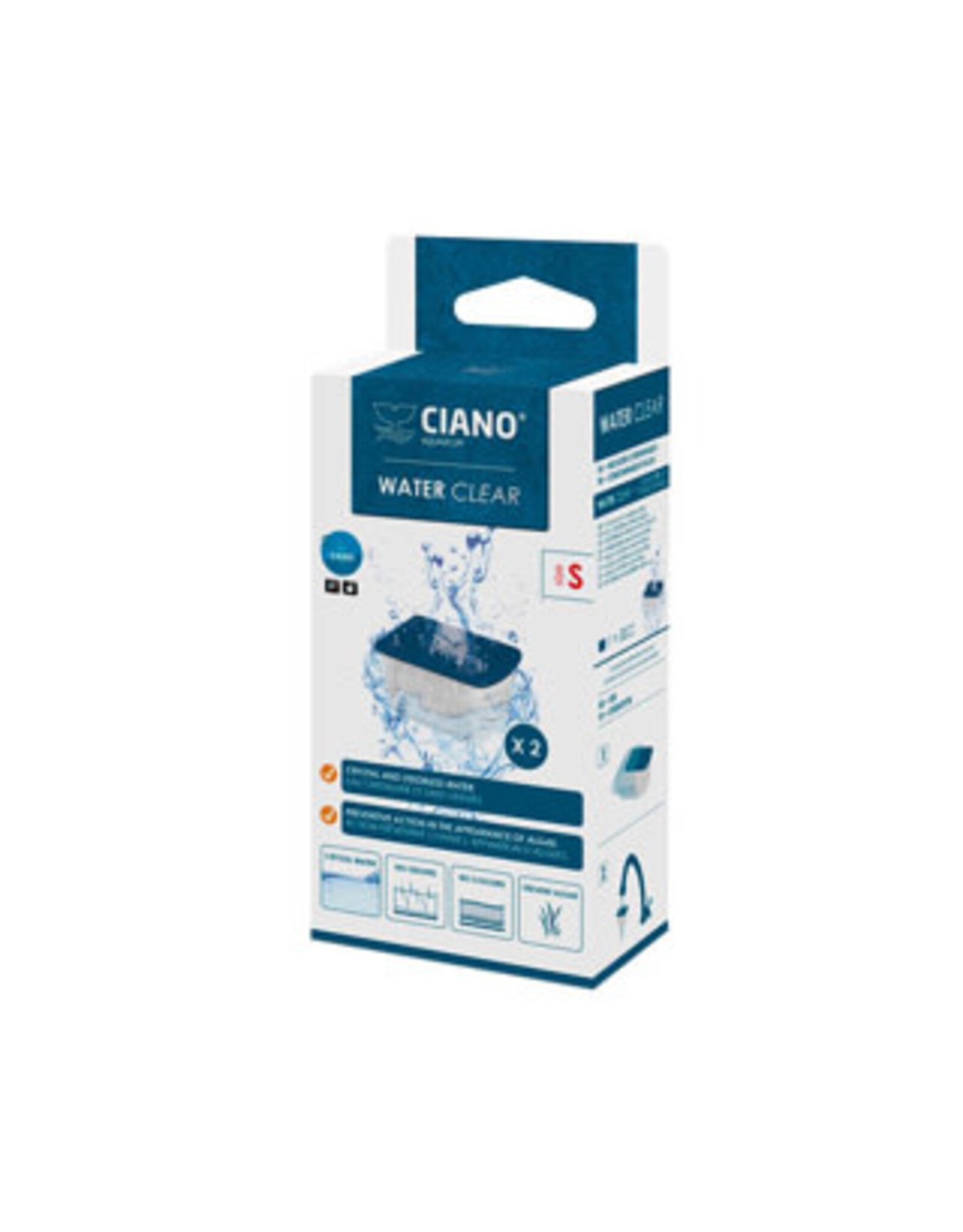 Ciano Ciano S Water Clear Cartridge x 2