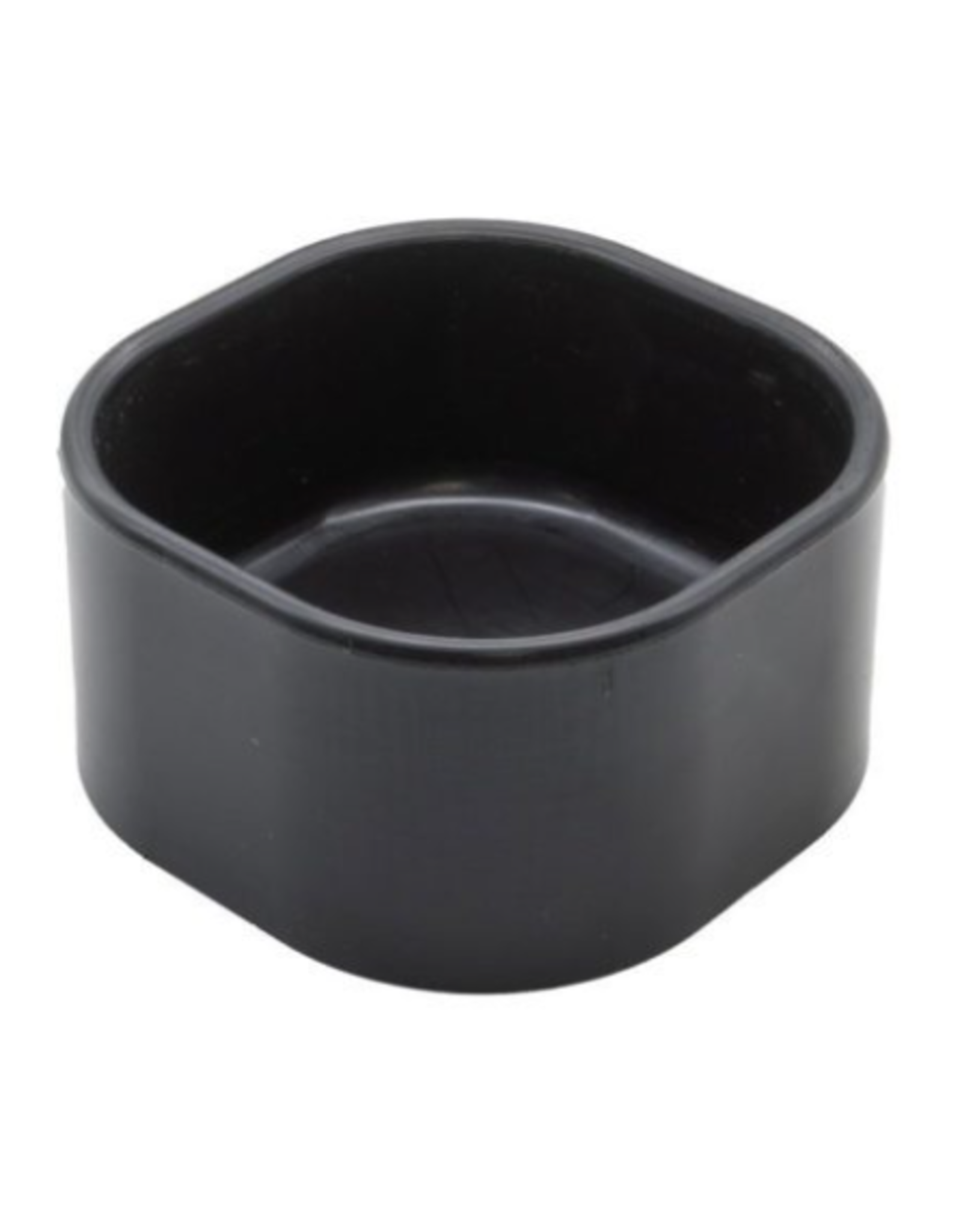 White Python WP Plastic Water Bowl Black Mini