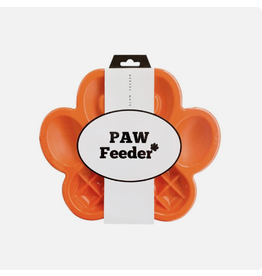 PAW Paw Slow Feeder Activity Bowl - Orange