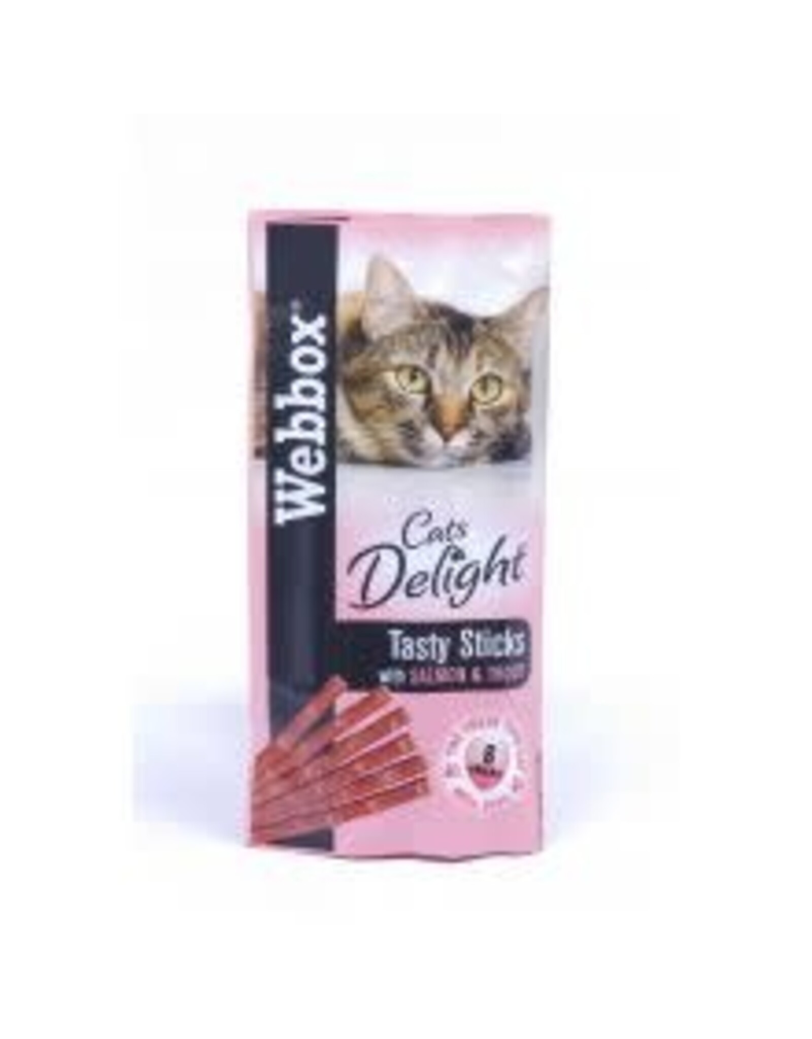 Webbox Webbox Cat Tasty Sticks Salmon & Trout 6 Pack