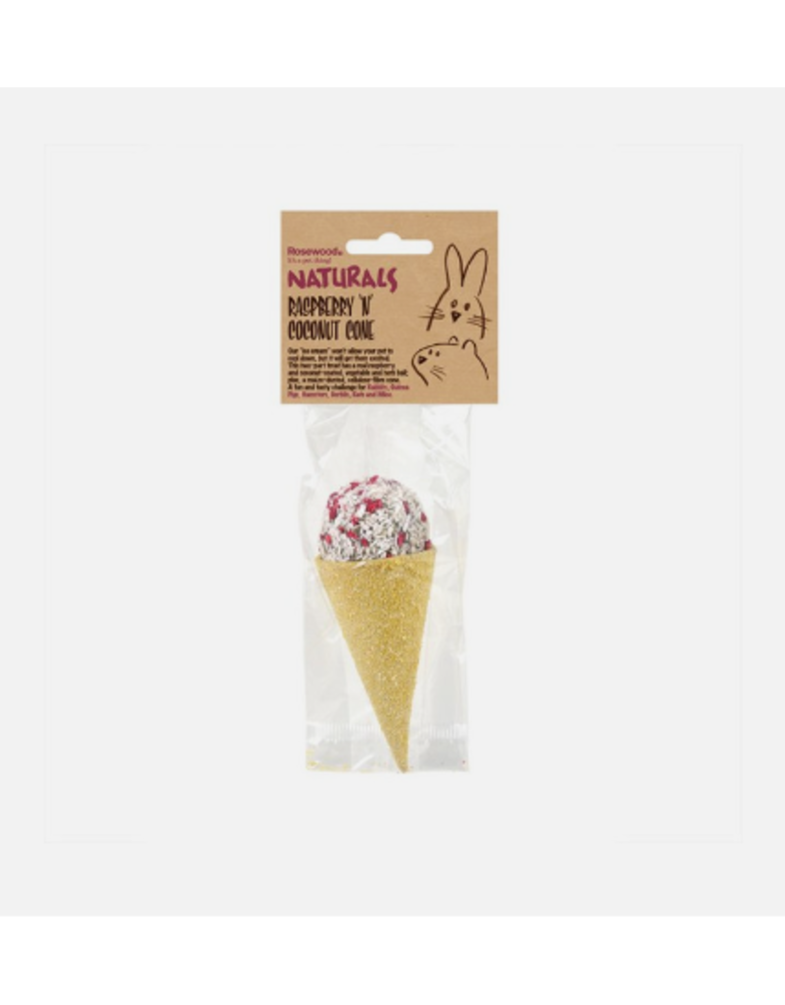 Rosewood Small Animal Raspberry Cone