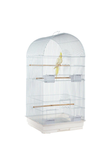 Sky Pet Products Caracus Bird Cage White