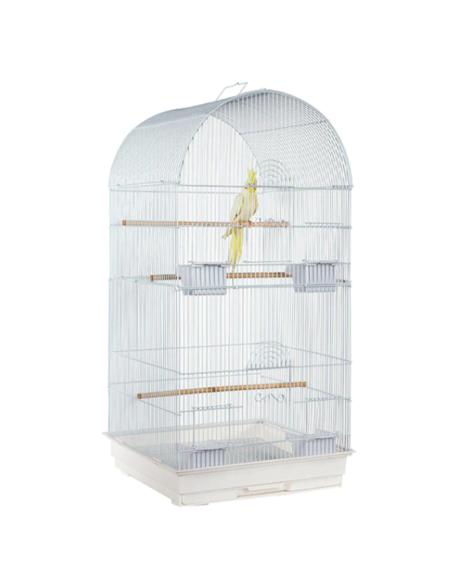 Sky Pet Products Caracus Bird Cage White