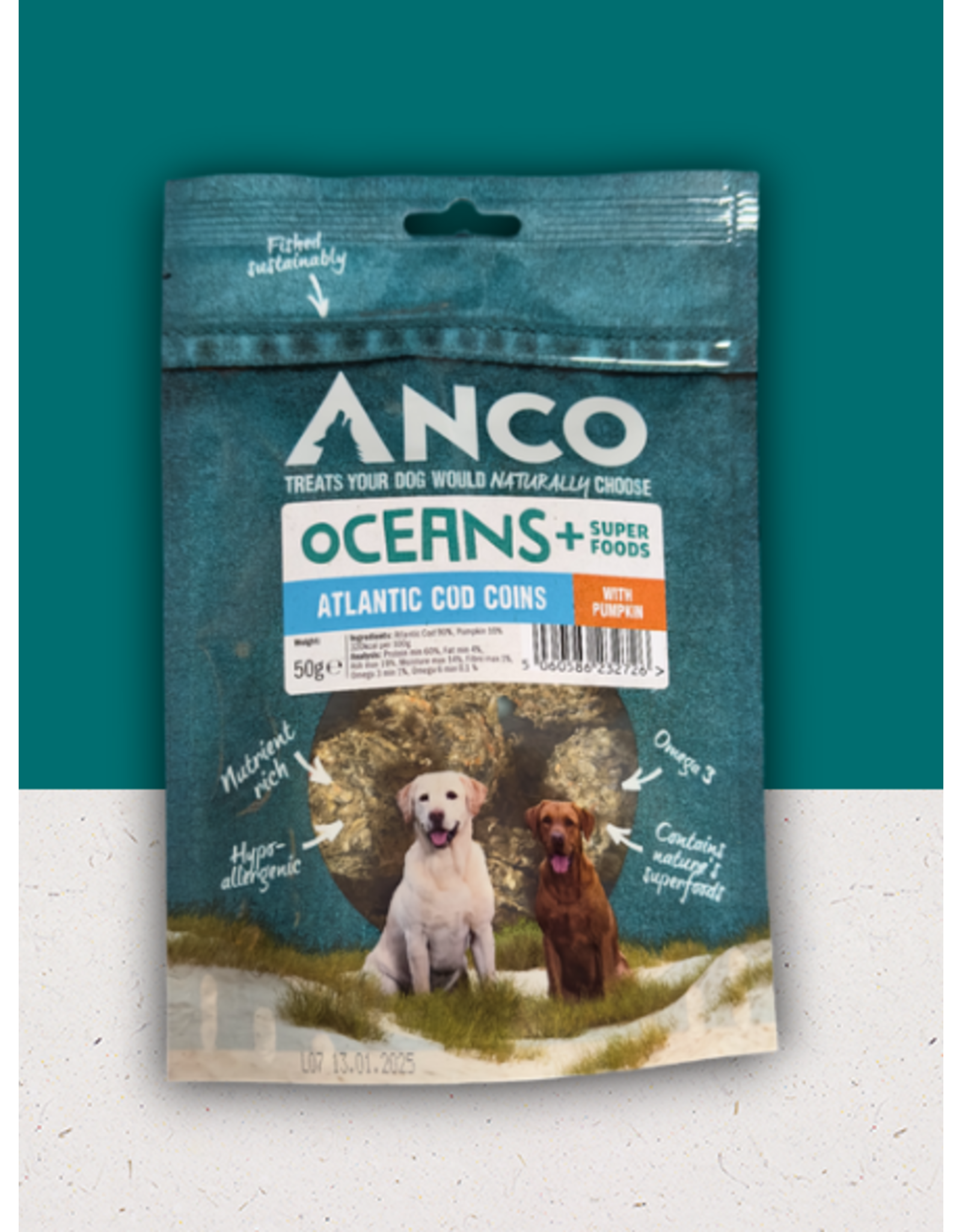 Anco Anco Oceans+ Atlantic Cod Coins 50g