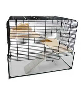 Classic Gerbil/Hamster Glass Bottom Cage