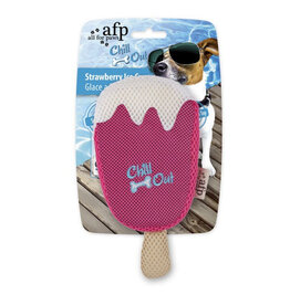 afp Afp Chill Out Dog Toy Ice Cream Strawberry