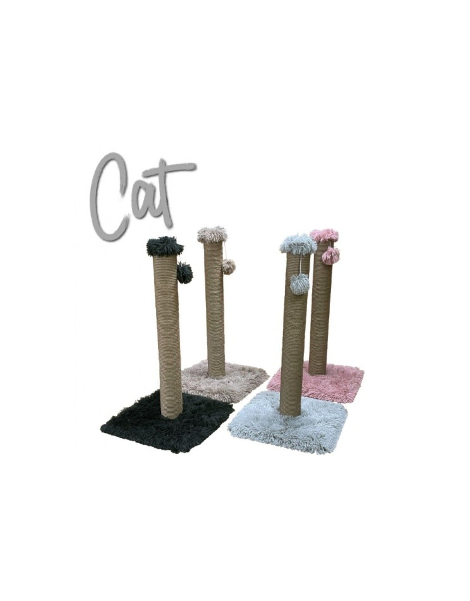 Ancol Ancol Long Plush Cat Scratch Post XL 39x39x80cm