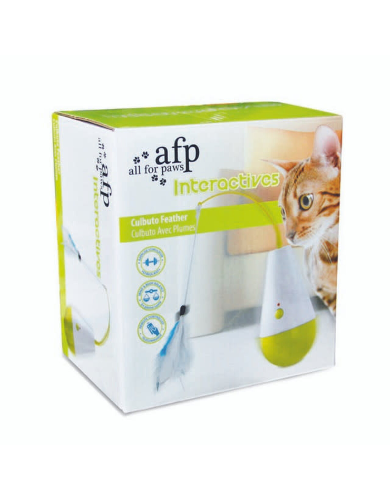 afp afp Interactive Culbuto Feather Toy