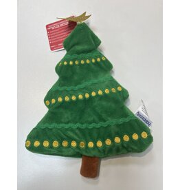 Happy Pet Flat Crinkle Christmas Tree Dog Toy