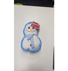 Happy Pet Snowman Flat Squeaker Toy