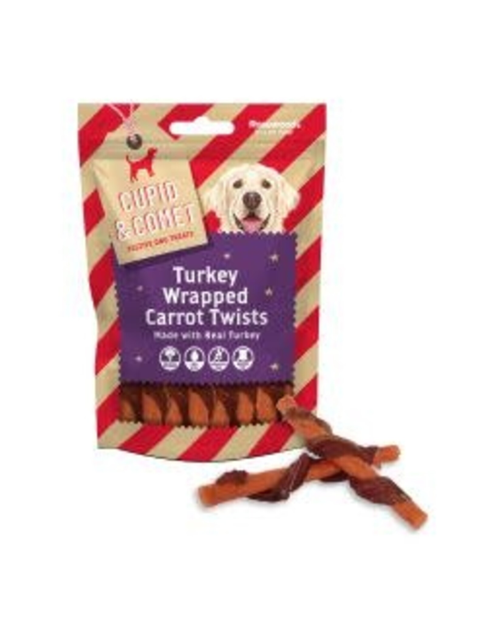 Rosewood RW Christmas Carrot Turkey Twist 100g