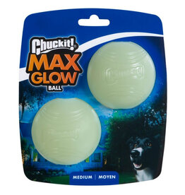 Chuckit Chuck It! Max Glow Ball Medium - 2 Pack