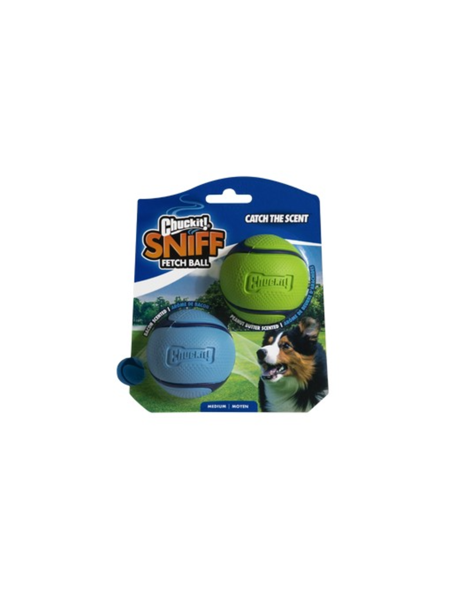 Chuckit Chuckit! Sniff Fetch Balls Duo Medium 2 Pack