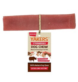 Yakers Yakers Dog Chew Strawberry - Medium
