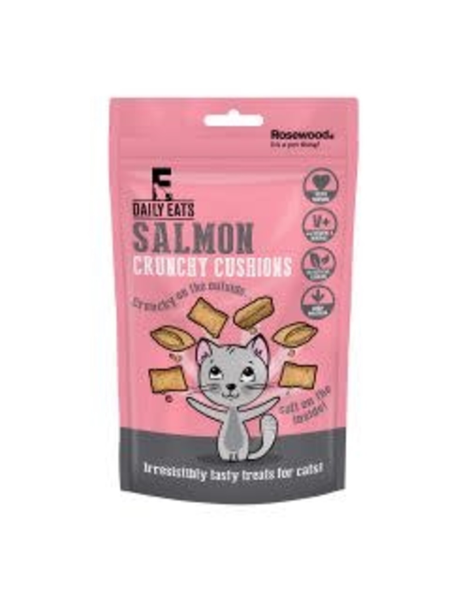 Rosewood Rosewood Salmon Crunchy Cushions 60g