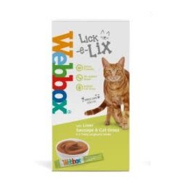Webbox Webbox Lick e Lix Yoghurst Snack with Liver and Cat Grass 5x15g