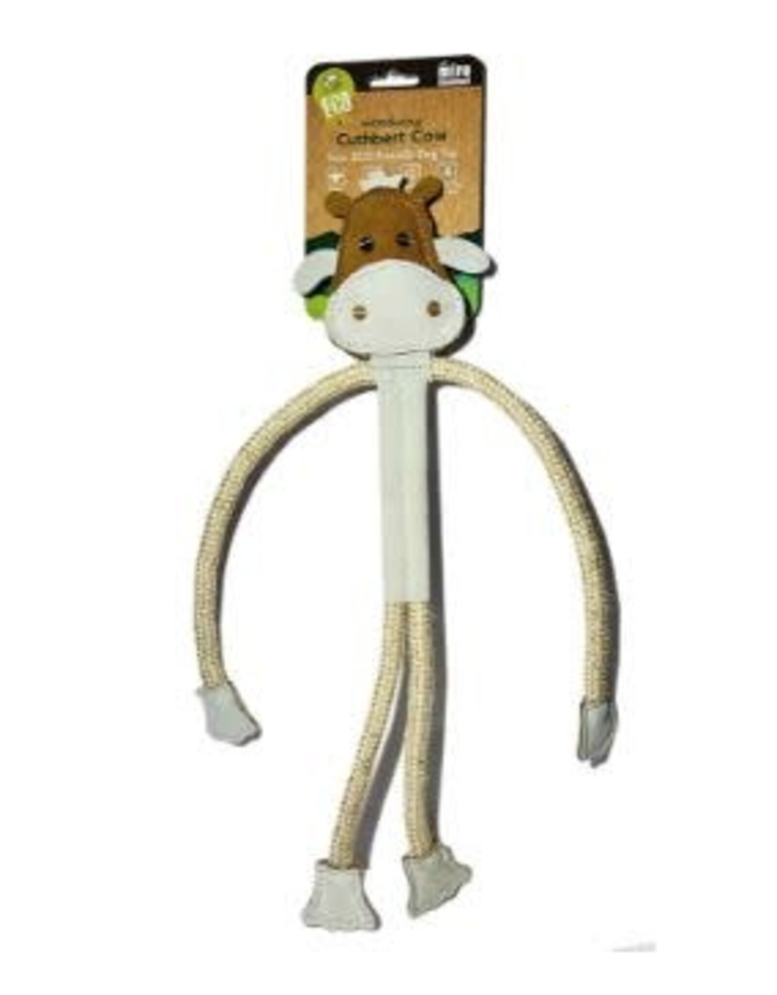 Miro Makauri Cuthbert Cow Eco Leather Dog toy
