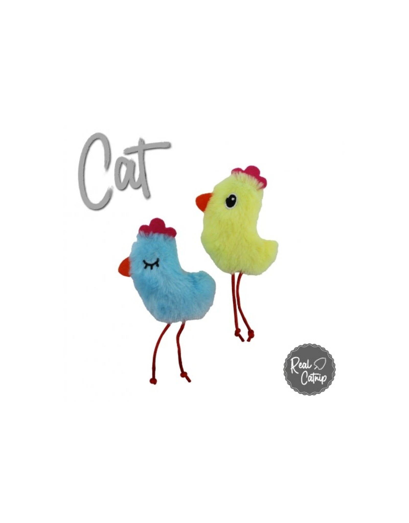 Ancol Fluffy Chicks Cat toy