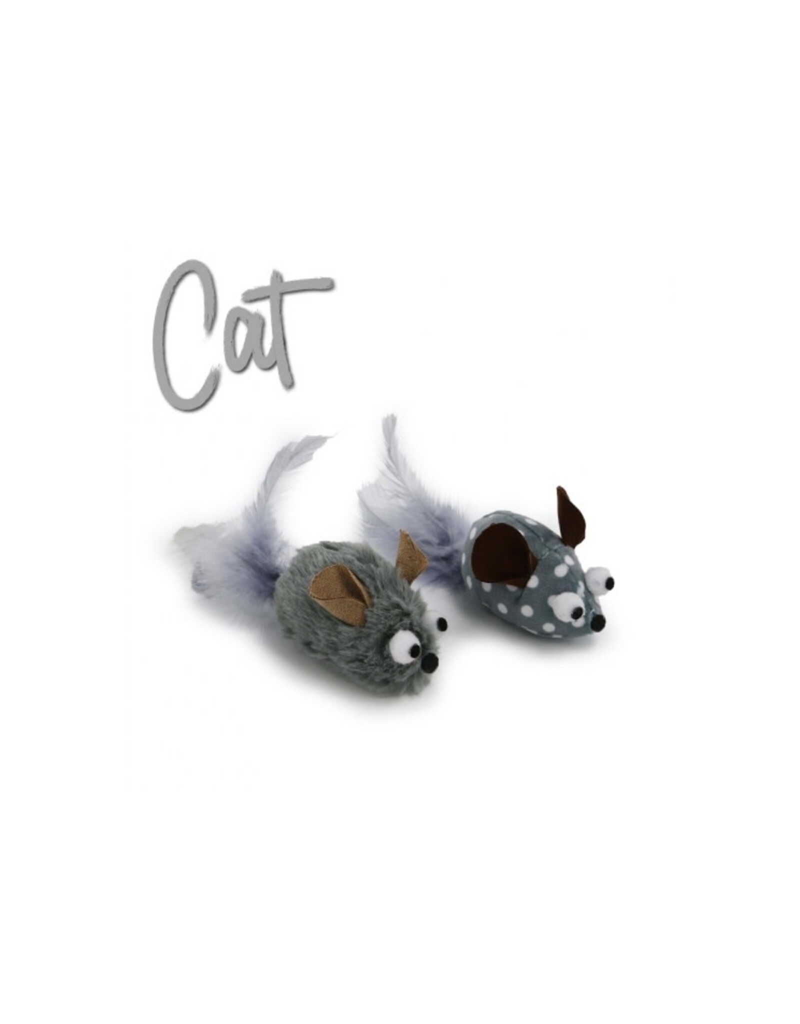 Ancol Twin Mice Catnip Toys