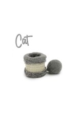 Ancol Pom Pom Drum Cat Scratcher Toy