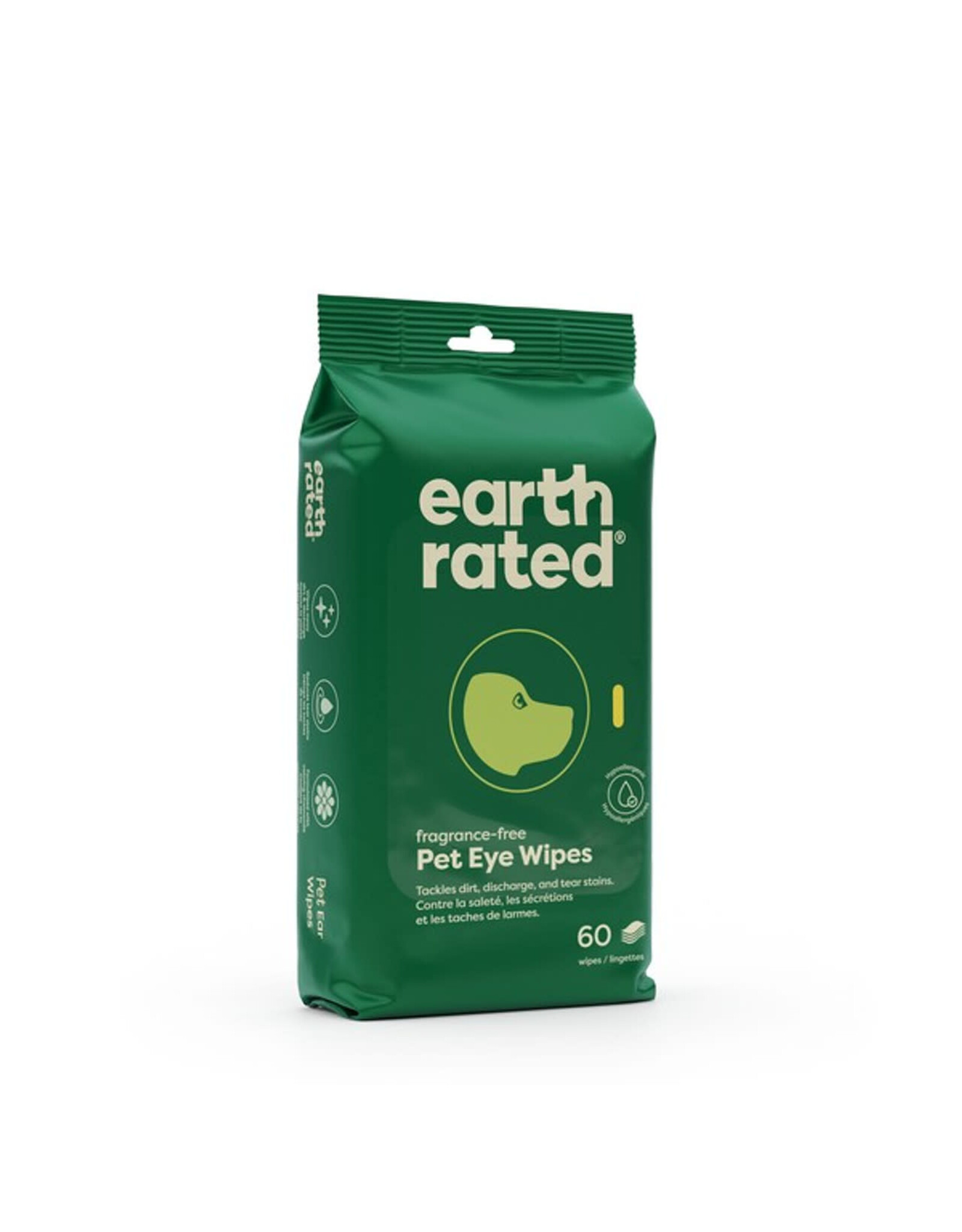 Earth Rated Earth Rated Eye Wipes 60 Pack