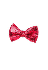 House Of Paws HOP Red Sequin Christmas Bow Tie For Dogs