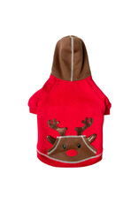 Happy Pet HP Red Reindeer Dog Sweater S/M Happy Pet HP Red Reindeer Dog Sweater S/M