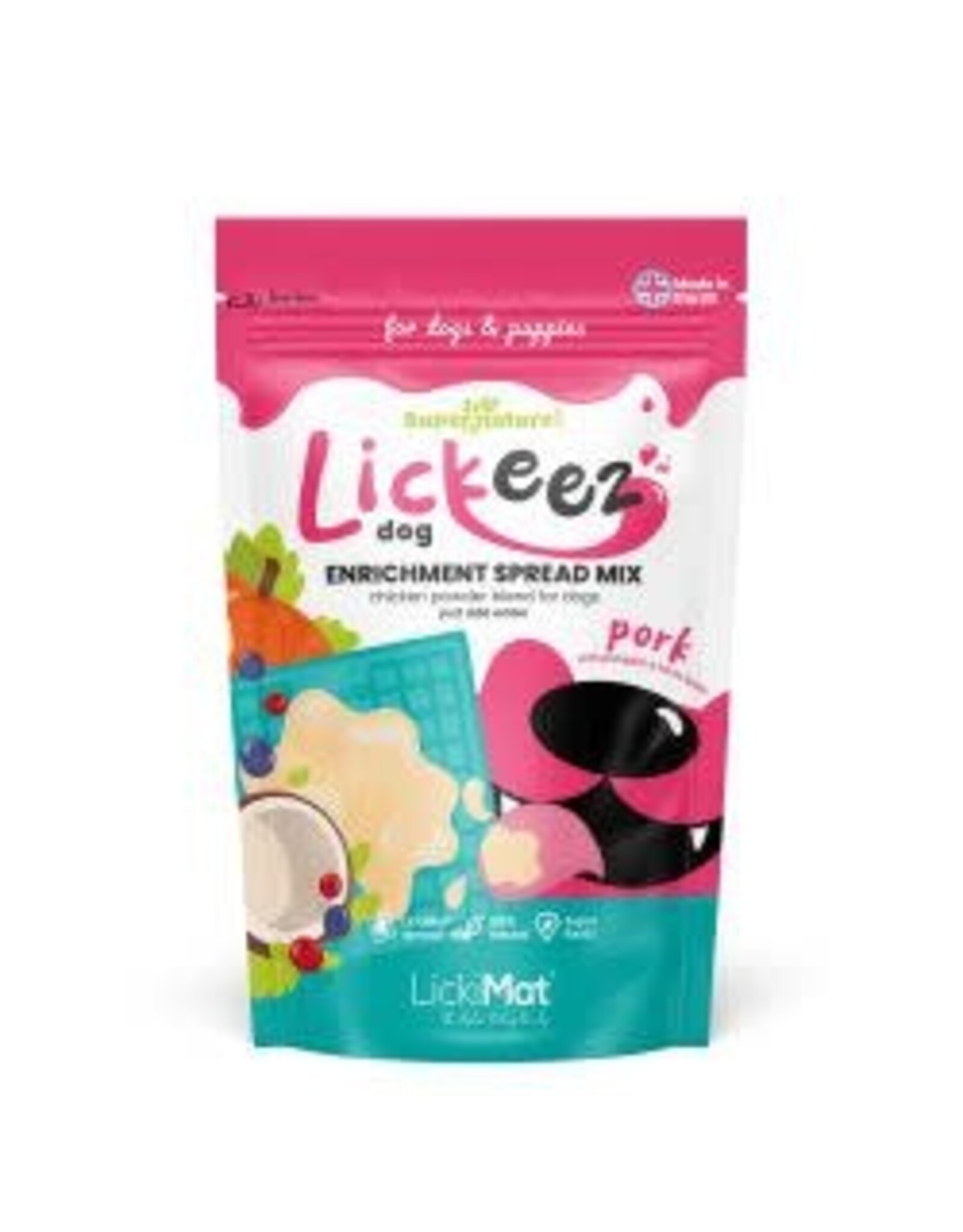 SuperNature SuperNature Lickeez Enrichment Spread 100g - Pork