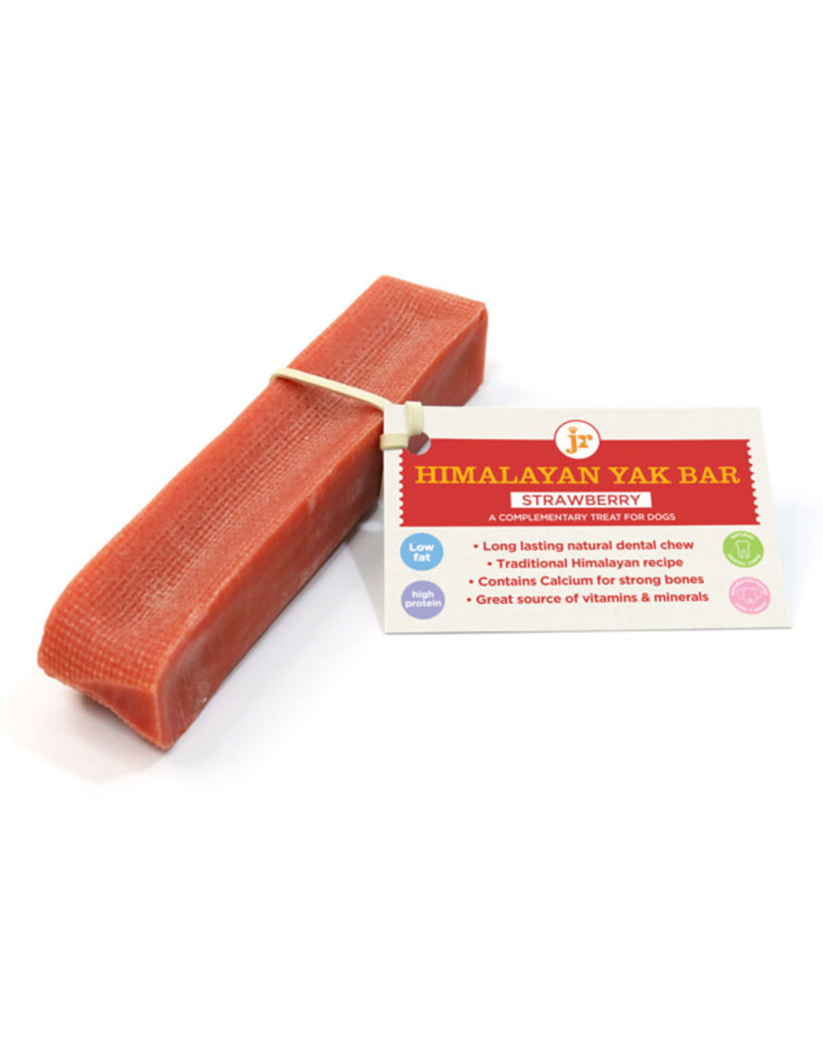 JR Pet Products JR Strawberry Yak Chew - Medium