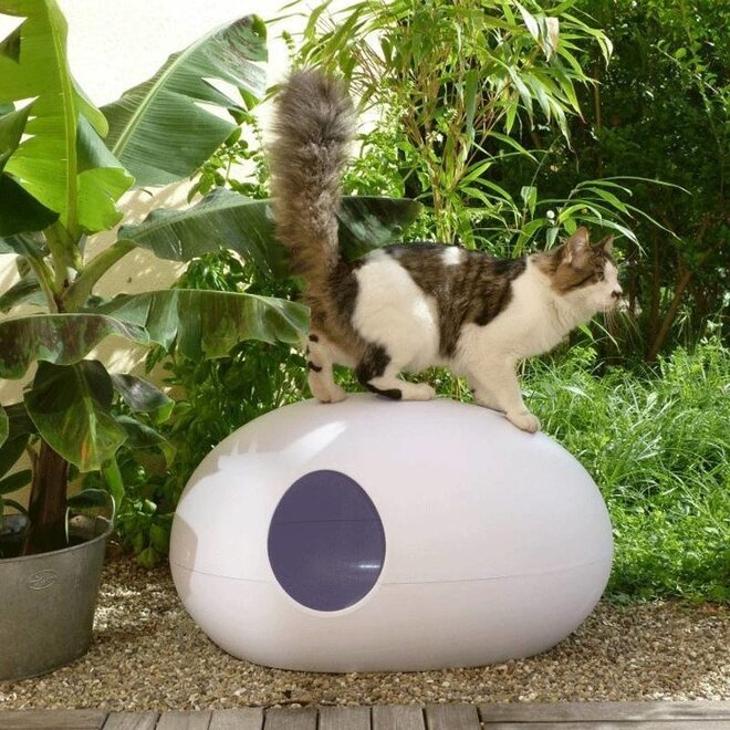 SinDesign Poopoopeedo Kattenbak wit