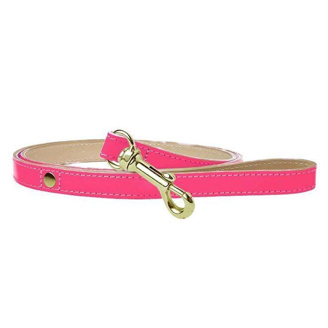 Dogatella Glow Hondenriem neon pink