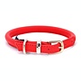 Dogs & Horses Lederen Halsband rond rood