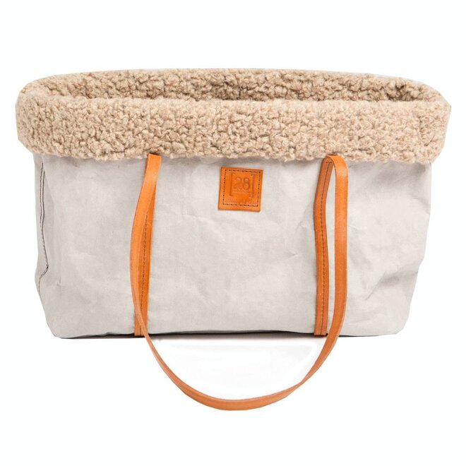 2.8 design for dogs Annie Hondentas grijs katoen