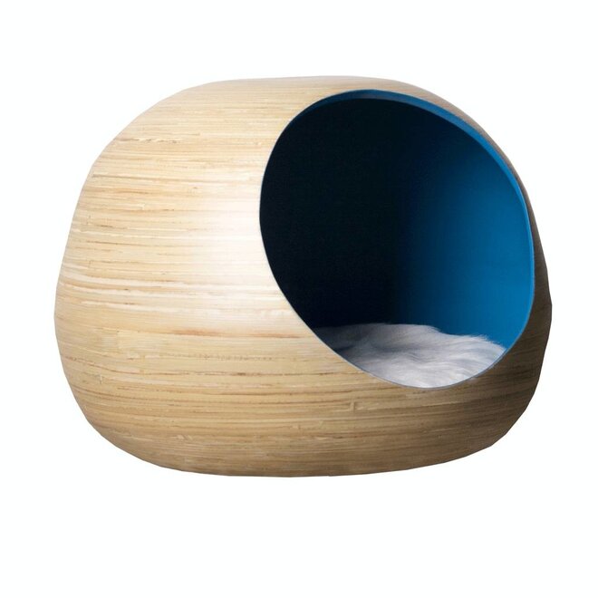 Dandy-Cat Ball Kattenhuis blauw