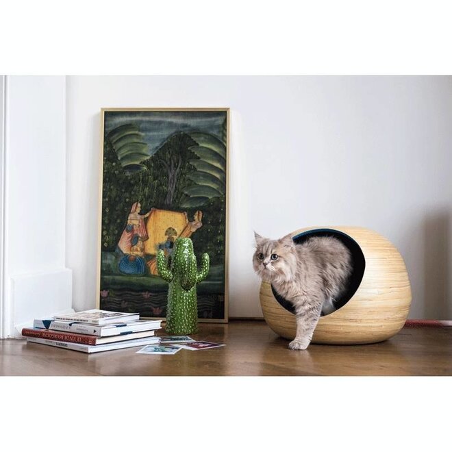 Dandy-Cat Ball Kattenhuis blauw