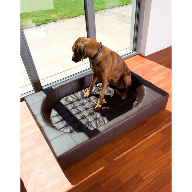 Pet-Interiors Cube Kunstleder Hondenmand