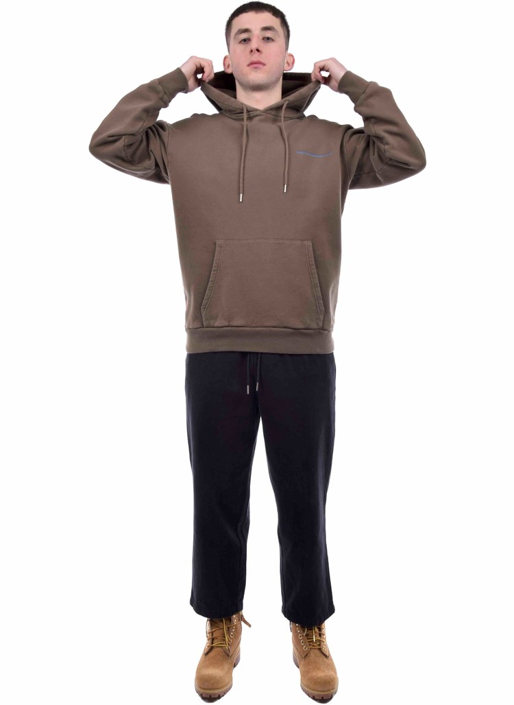 Han Kjobenhavn Artwork Hoodie Brown