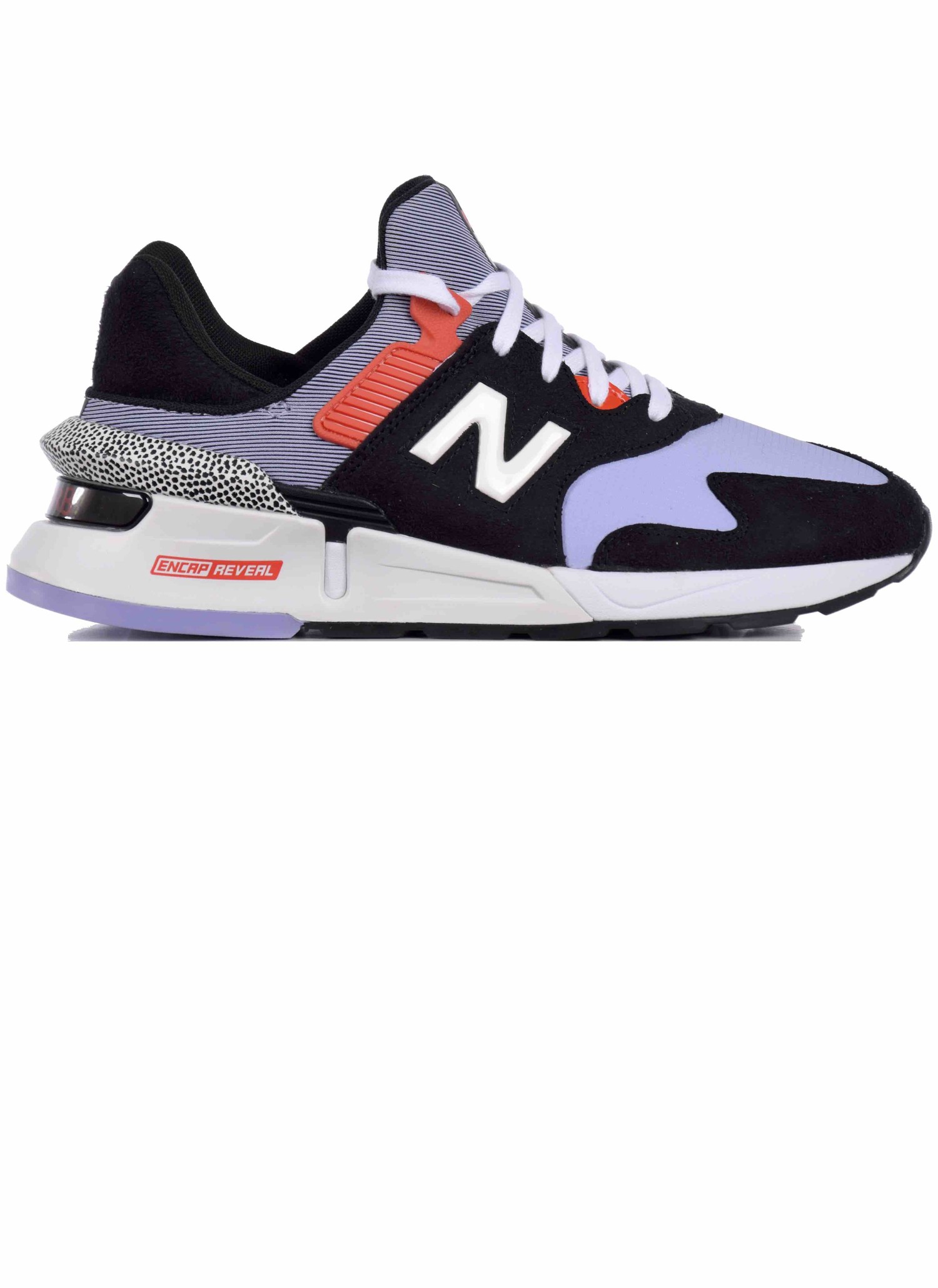 new balance purple and black