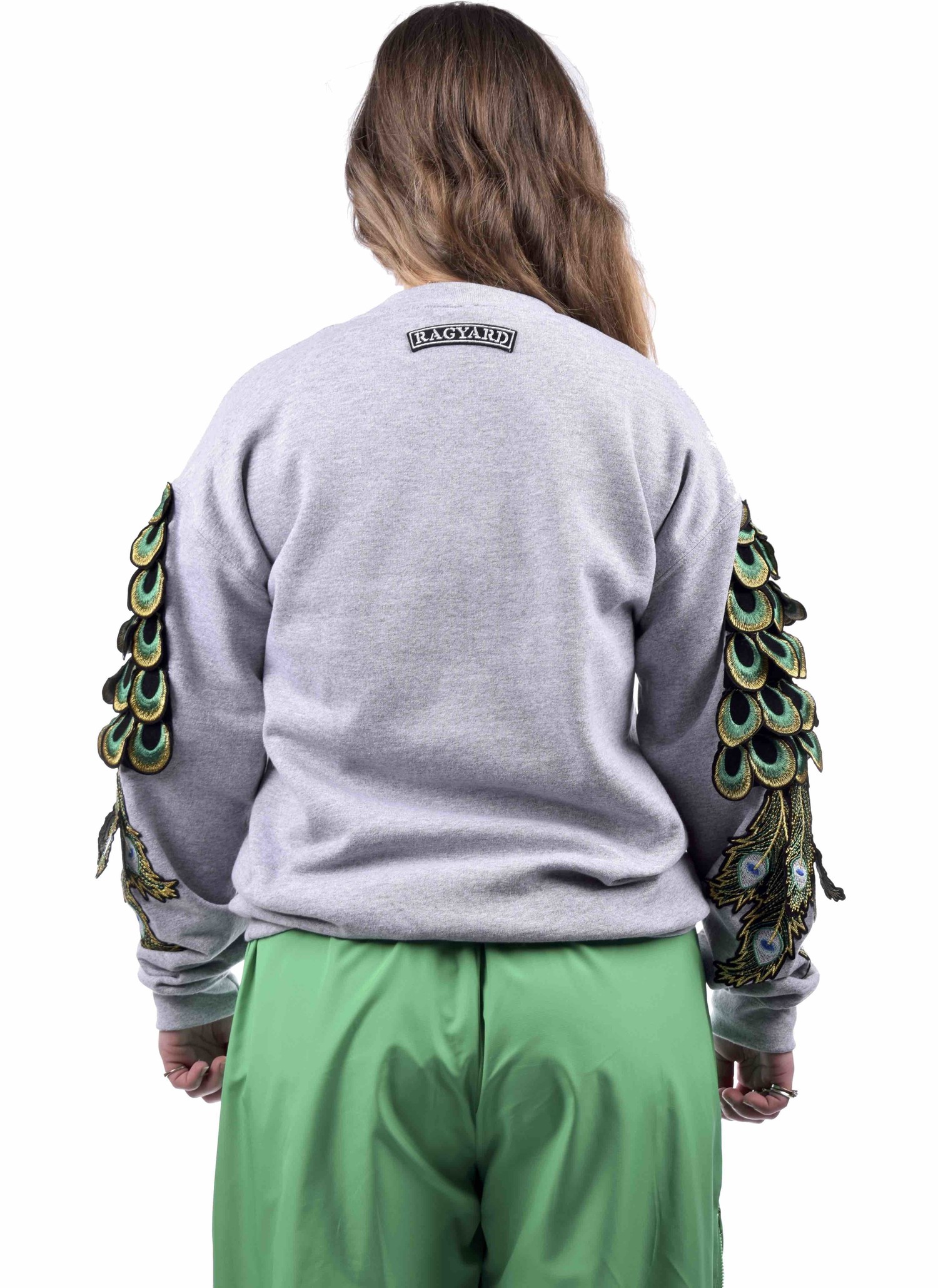 Ragyard Peacock Sweater Grey | HALO - HALO