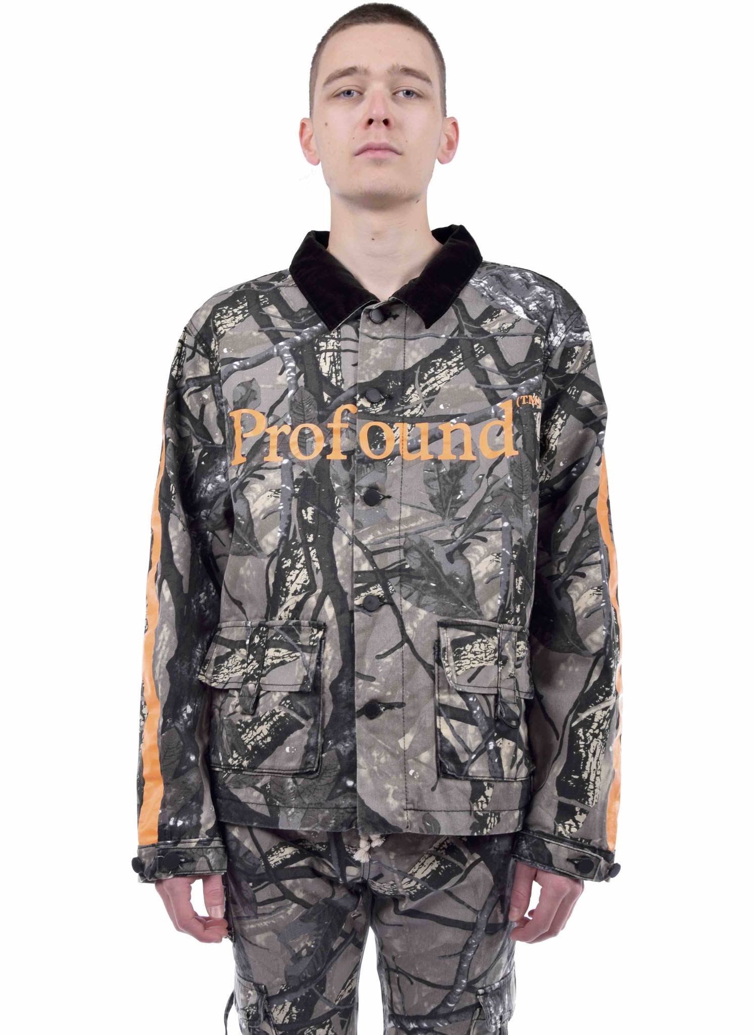 Profound Aesthetic Camo Jacket Green 