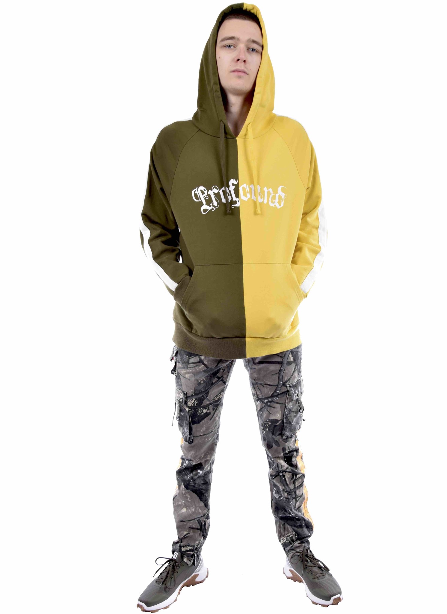 aesthetic yellow hoodie