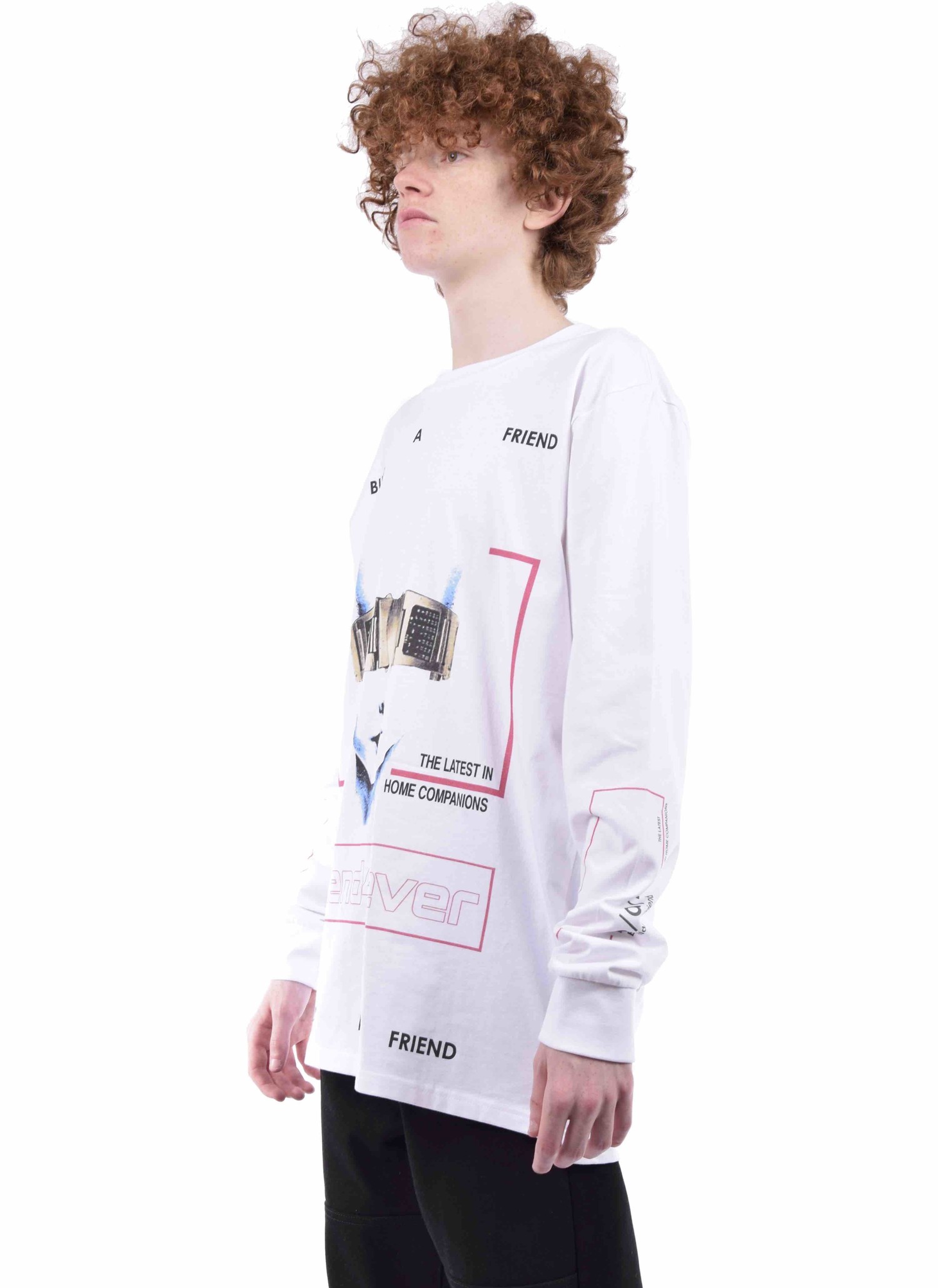 FRIEND Neural Long Sleeve Tee White 