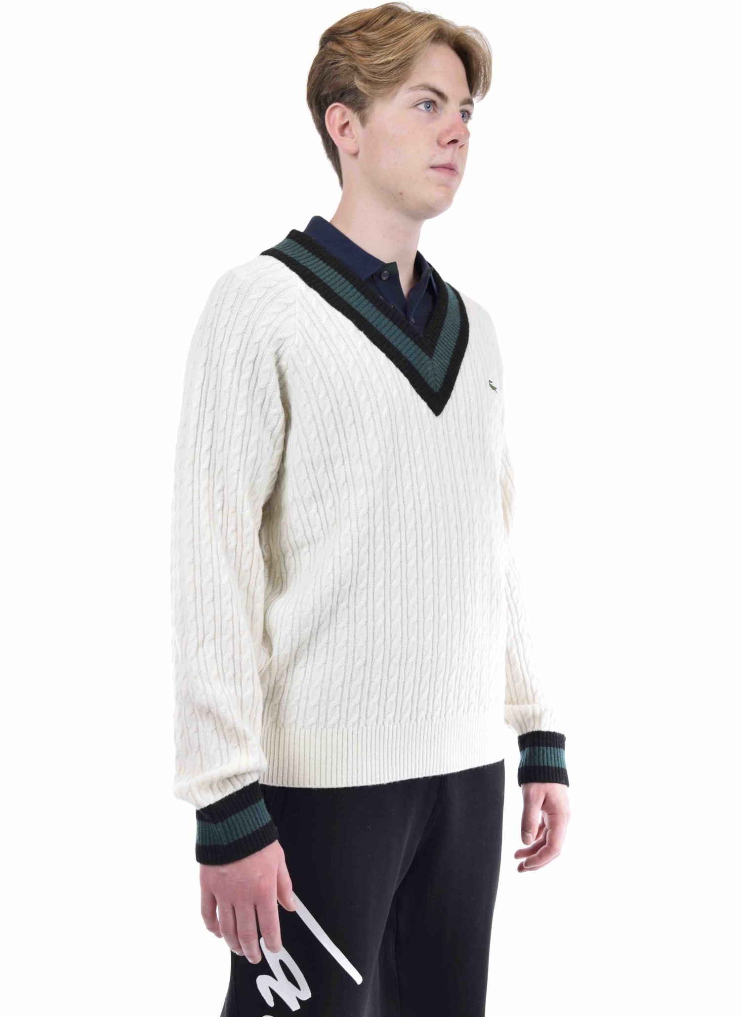 lacoste cricket sweater