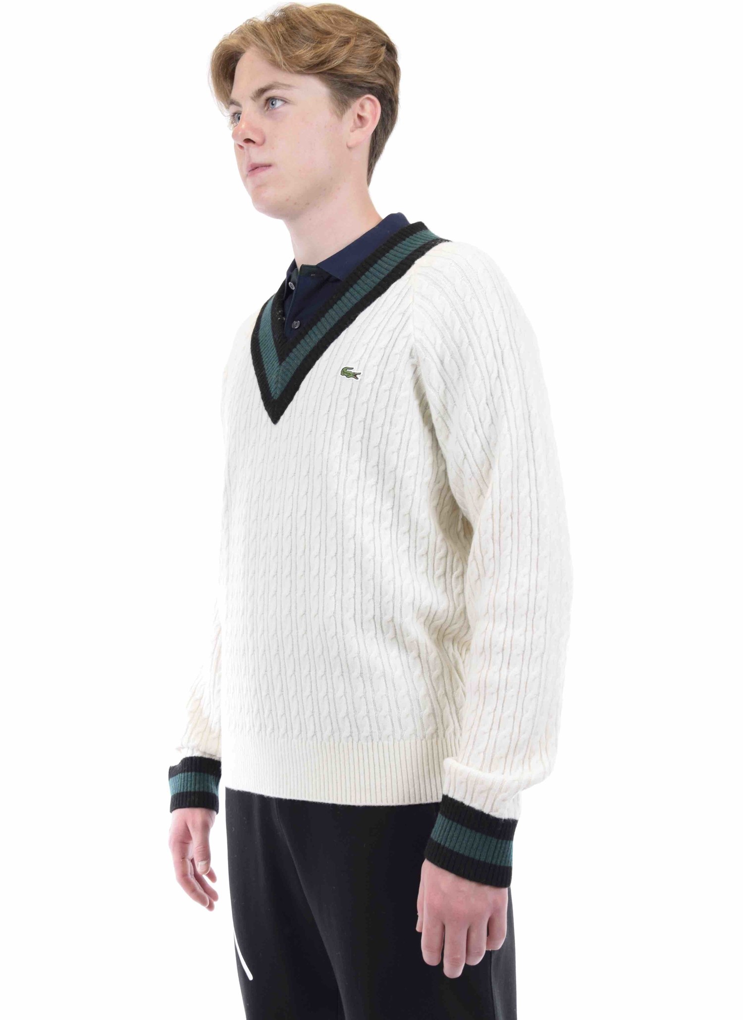 lacoste cricket sweater