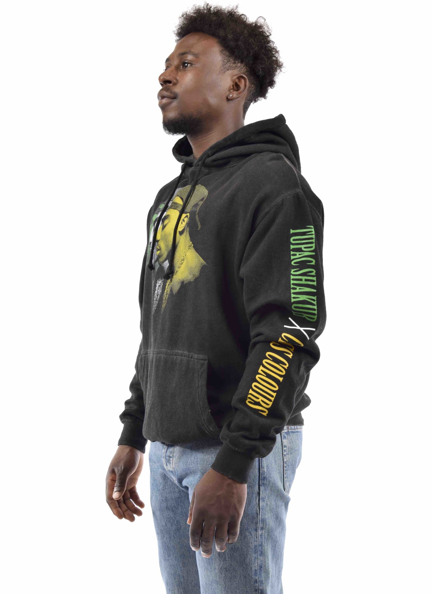 Cross Colours x Tupac Transparent Hoodie Black | HALO - HALO