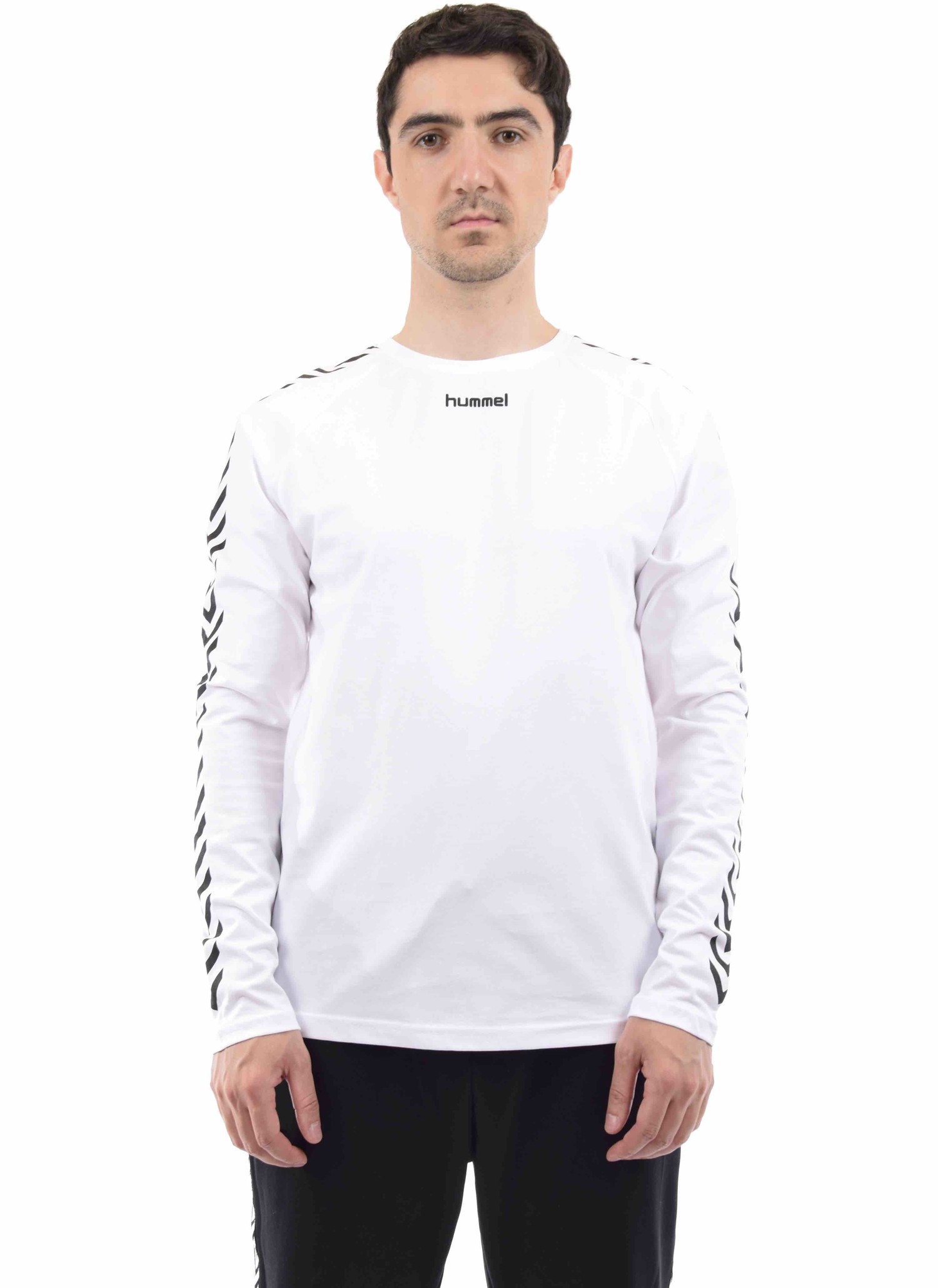 Hummel Hive Agge Long Sleeve T-Shirt White | HALO - HALO