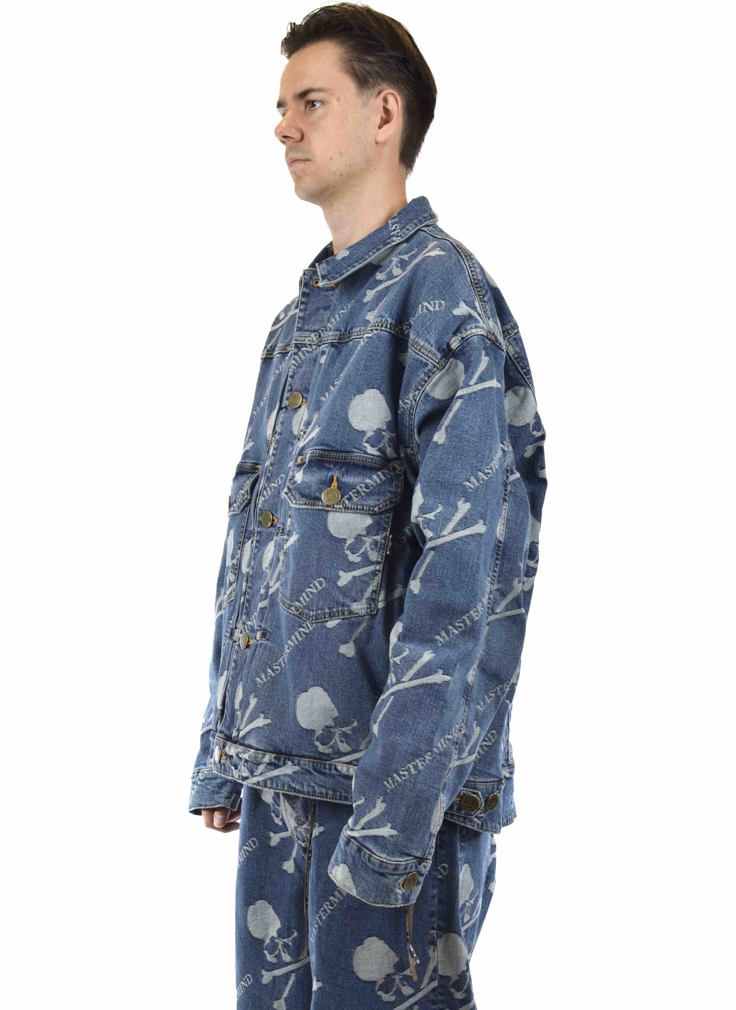 Monogram Denim Workwear Jacket - Luxury Blue