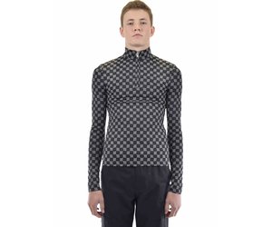 Monogram Half-Zip Longsleeve Black